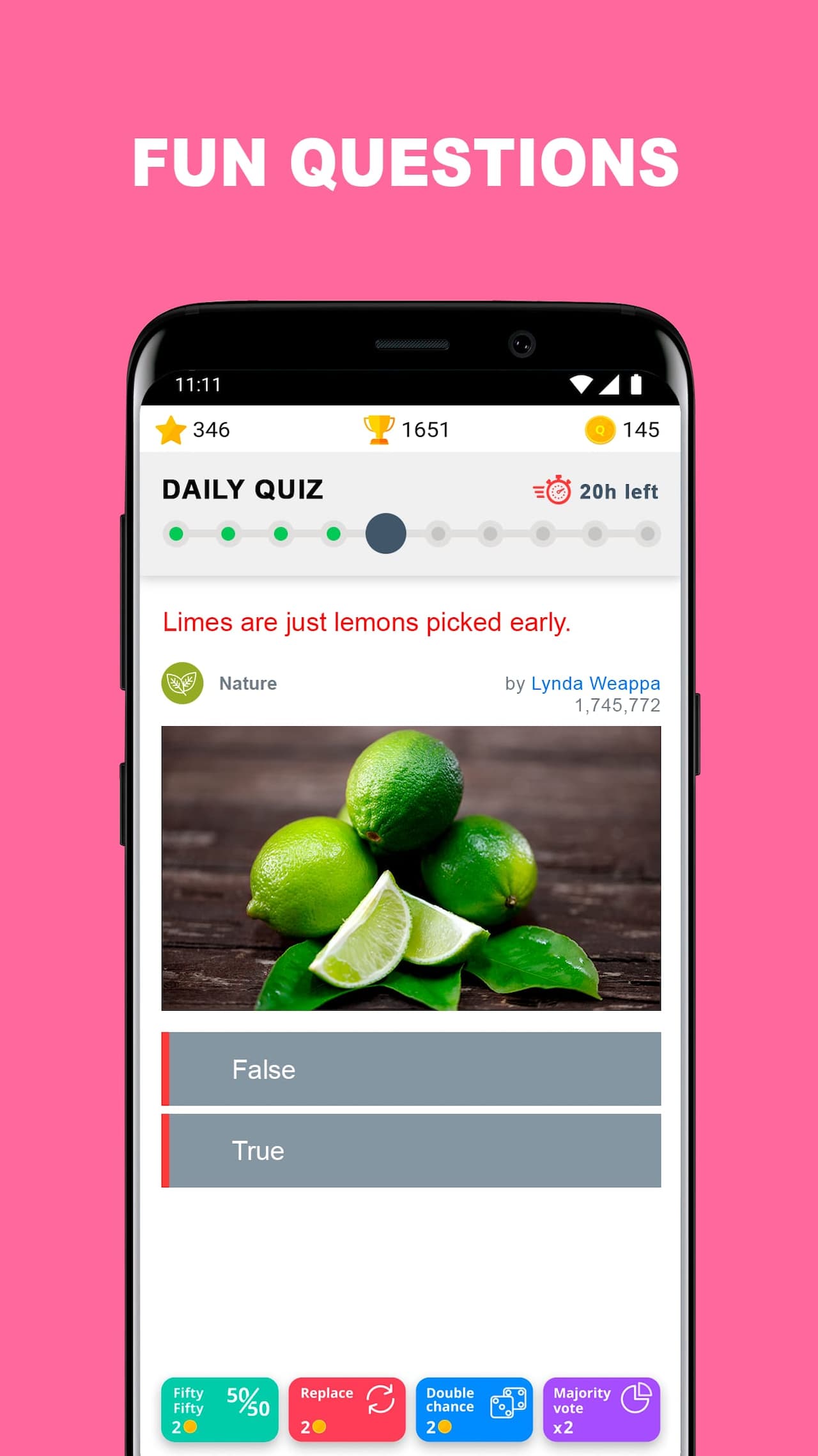 Fun trivia questions and unique quiz competitions every day